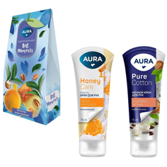 Подарочный набор AURA Best Moments крем д/рук ноч 75мл крем д/рук 75мл 2 шт