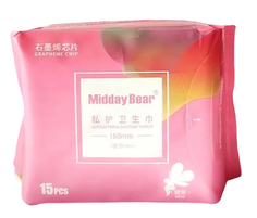Прокладки гигиенические Midday Bear ультратонкие мини 15 шт