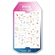 Наклейки для ногтей PINK UP Decor 2D 93