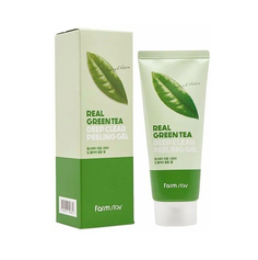 Гель для лица FarmStay, отшелушивающий, с экстрактом зеленого чая, 100 мл