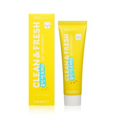Зубная паста Consly Clean&Fresh с экстрактом меда и лемонграсса 105г