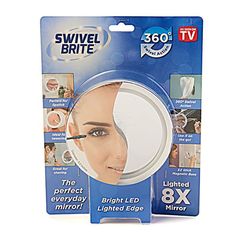 Зеркало с увеличением и подсветкой Нинбо Swivel Brite