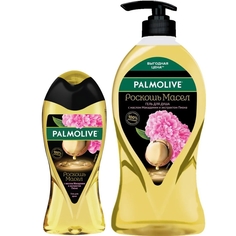 Набор Гелей для душа Palmolive Роскошь Масел Макадамия Пион 250+750 мл