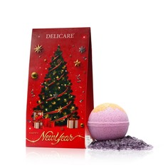 Набор Delicare женский бурлящий шар для ванн Lavender & Apricot 130г соль для ванн