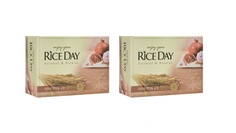 LION Riceday Soap (Yu) 100g Мыло туалетное с экстрактом граната и пиона 2 шт