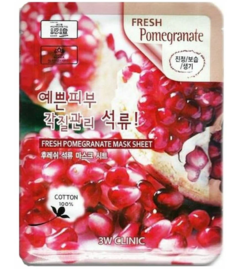 Тканевая маска 3W Clinic с экстрактом граната, 23 мл