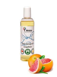 Массажное масло для тела "Грейпфрут" Verana натуральное 250 мл