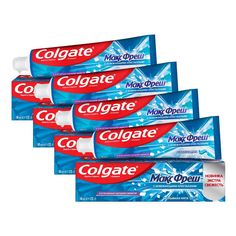Комплект Зубная паста Colgate Макс фреш Взрывная мята 100 мл х 4 шт.