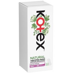 Ежедневные прокладки Kotex Natural Normal Daily Pad 1 упаковка из 28 штук