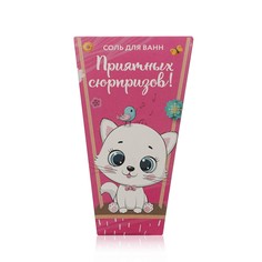 Ароматизированная соль для ванн WEIS котик 100г