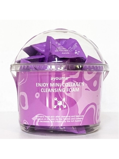 Пенка для умывания Ayoume Enjoy Mini Collagen Cleansing Foam с коллагеном, 200 шт.*3 г