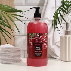 Жидкое крем-мыло SHALET Спелая вишня, тонизирующее, 1 л