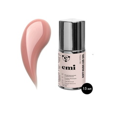 Гель для моделирования натуральный бежевый, в бутылочке / Soft Nude LED Gel 15 мл EMI