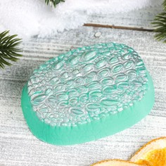 Фигурное мыло Мыльные штучки Шкура дракона зеленое, 90гр