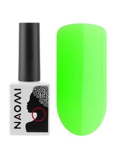 База каучуковая для гель-лака, 10мл, Naomi, 55541, 20 Neon Green