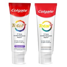 Набор зубных паст Colgate TOTAL Здоровье десен 75 мл + Чистая мята 75 мл