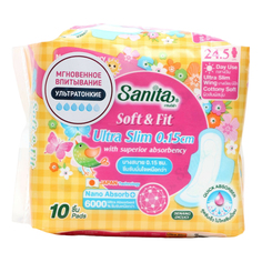 Прокладки гигиенические Sanita Soft & Fit Ultra Slim 10 шт.