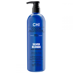 Шампунь оттеночный Chi Ionic Color Illuminate Shampoo Silver Blonde Серебряный Блонд 739 м