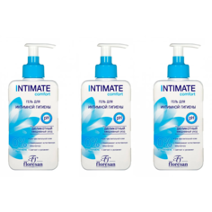 Гель для интимной гигиены FLoresan Intimate Comfort деликатный 250 мл 3 штуки