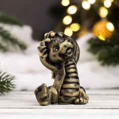 Фигурное мыло Мыльные штучки Дракончик гимнаст черное с золотым, 55гр
