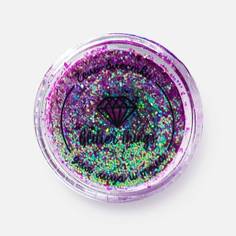 Гель-блёстки Glitter things для лица и тела, Фиолетовые грёзы, 5 мл