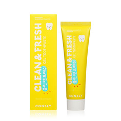 Зубная паста consly clean&fresh с экстрактом мёда и лемонграсса 105г