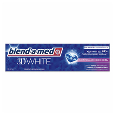 Зубная паста Blend-a-med 3D White Бодрящая свежесть для безопасного отбеливания 100 мл