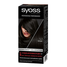 Краска для волос Syoss Color Permanent Coloration 1-1 Черный 115 г