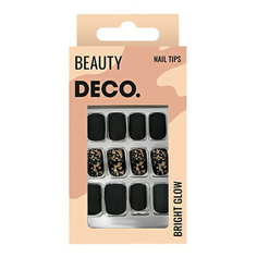 Набор накладных ногтей DECO. Ombre Black gold