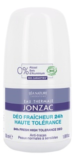 Дезодорант Eau Thermale Jonzac Освежающий шариковый 24 часа Rehydrate Deo Fraicheur 50мл