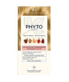 Крем-краска для волос Phyto тон 9.3 очень светлый золотистый блонд 50/50/12