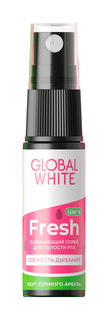 Спрей для полости рта Global White Fresh освежающий, со вкусом арбуза, 15 мл