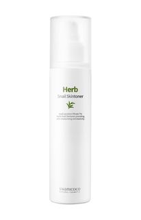 Тонер для лица на основе трав и муцина улитки Swanicoco Herb Snail Skintoner, 120 мл