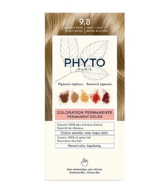 Крем-краска для волос Phyto тон 9.8 очень светлый бежевый блонд 50/50/12