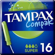 Тампоны женские Tampax Compak Super с аппликатором 16 шт.