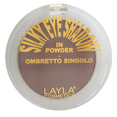 Тени для век сатиновые Layla Cosmetics Silky Eyeshadow серый 1,8 г