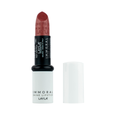 Помада для губ Layla Cosmetics блестящая Immoral Shine Lipstick N21