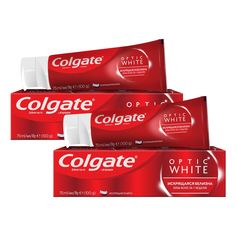 Комплект Зубная паста Colgate OPTIC WHITE 75 мл х 2 шт.