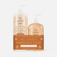 Набор для тела The Potted Plant мыло и лосьон балансирующий Pumpkin Spice, 500+355 мл
