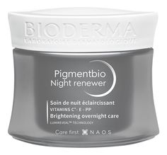 Осветляющий обновляющий ночной крем для лица Bioderma Pigmentbio Night Renewer 50мл