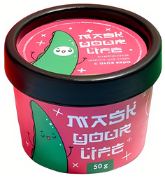 Альгинатная маска MASK YOUR LIFE, 50 г, с алоэ вера 4815401 Beauty Fox
