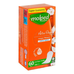 Прокладки ежедневные Molped Active days 60 шт.