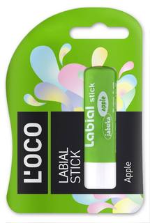 Бальзам для губ DCP HEMIGAL L’oco labial stick, Яблоко, 4,4 гр, пластиковая туба