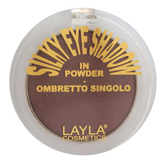 Тени для век Layla Cosmetics сатиновые Silky Eyeshadow бордовый 1,8 г