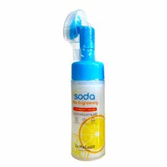 Пенка для умывания с щеточкой Dr.Meloso Soda Vita Brightening Pore Bubble Cleanser, 150 мл