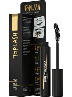 Тушь черная Toplash extra ebony mascara/top-103