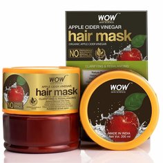 Маска WOW Skin Science для роста волос против перхоти и выпадения с яблочным уксусом 200мл