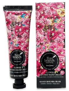 Крем для рук парфюмированный с розой Eco branch Flower Perfumed Hand Cream With Rose, 40 г