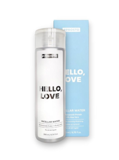 Вода мицеллярная #Prosto Hello, Love для очищения кожи и снятия макияжа, 200 мл