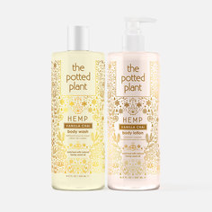 Набор для тела The Potted Plant лосьон и гель, расслабляющий, Vanilla Chai, 2x500 мл